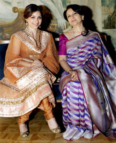Soha Ali Khan and Sharmila Tagore