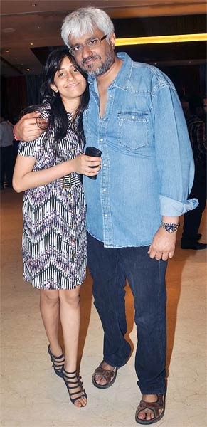 Vikram Bhatt with daughter
