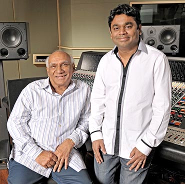 Yash Chopra and AR Rahman