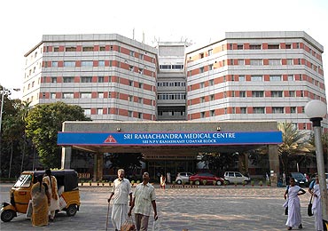 The hospital where Rajnikanth is hospitalised