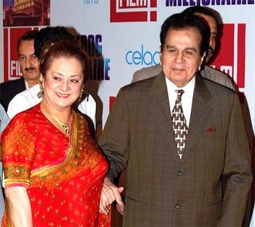 Saira Banu and Dilip Kumar