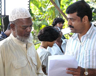 Salim Kumar with director Salim Ahmed