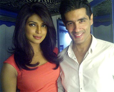 Priyanka Chopra and Manish Malhotra