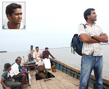 A scene from Advaitam. Inset: Director Pradeep Maadugala