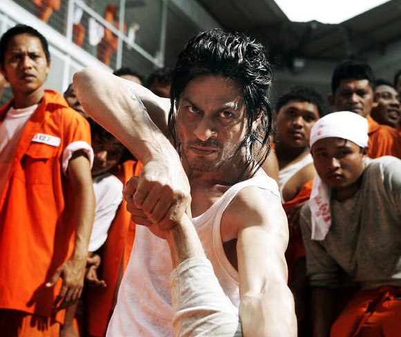 A still from Don 2: The Chase Continues
