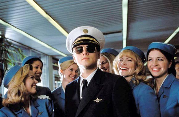 A still from the film, Catch me if you can