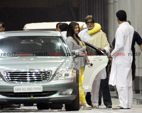 Aishwarya Rai Bachchan, Amitabh Bachchan and Abhishek Bachchan