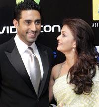 Abhishek and Aishwarya Rai Bachchan