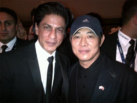 Shah Rukh Khan and Jet Li