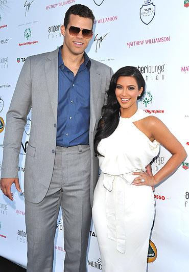 Kris Humphries and Kim Kardashian