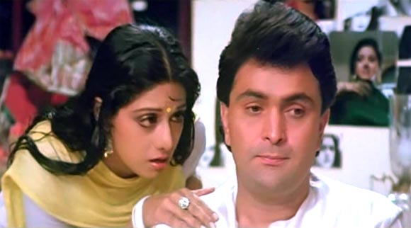 A scene from Chandni (1989)