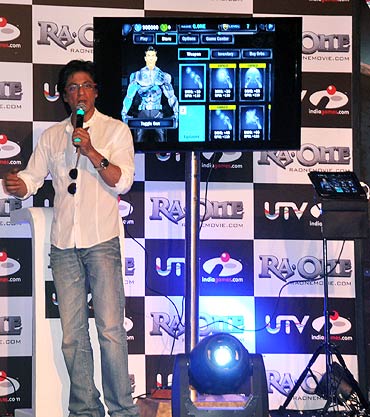 Shah Rukh Khan at the launch of UTV Indiagames