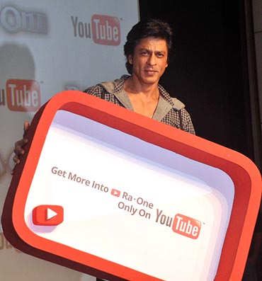 Shah Rukh Khan at the You Tube press conference