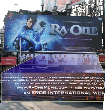 A Ra.One billboard