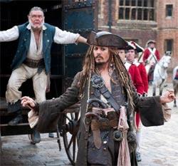 A scene from Pirates of the Caribbean: On Stranger Tides