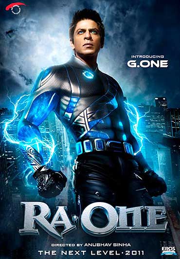 A Ra.One movie poster