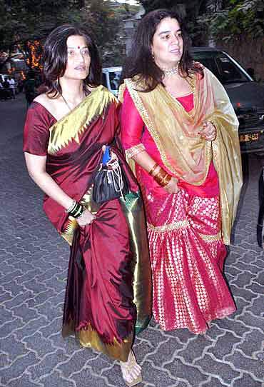 Sarika with Reena Dutta