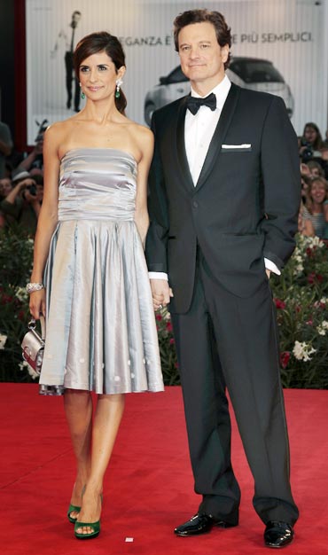 Colin Firth with wife Livia Giuggioli