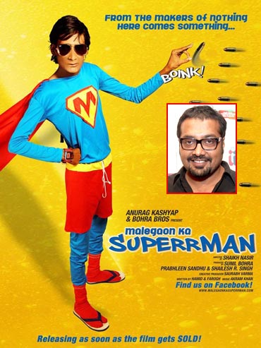 A Malegaon Ka Superrman movie poster (inset) Anurag Kashyap