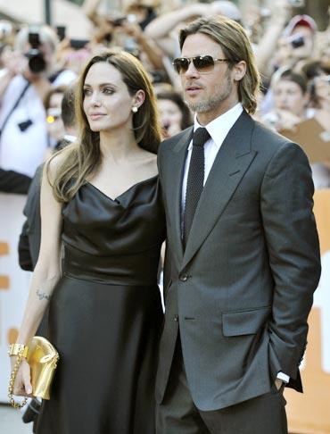 Angelina Jolie and Brad Pitt