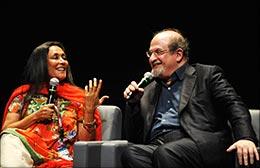 Deepa Mehta and Salman Rushdie