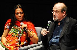 Deepa Mehta and Salman Rushdie