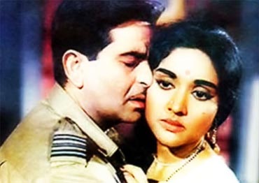 Raj Kapoor and Vyjayanthimala in Sangam