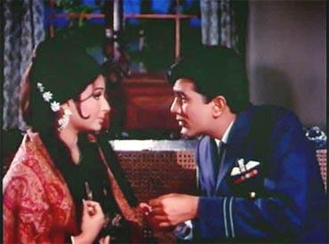 Sharmila Tagore and Rajesh Khanna in Aradhana