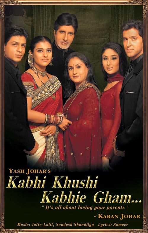 Movie poster of Kabhi Khushi Kabhie Gham