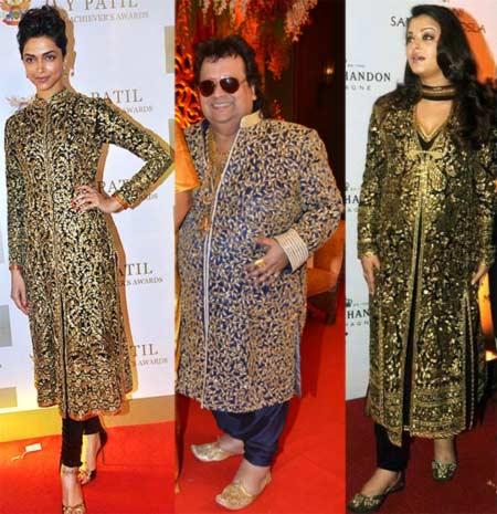 Deepika Padukone, Bappi Lahiri and Aishwarya Rai Bachchan