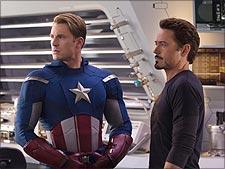 A scene from The Avengers