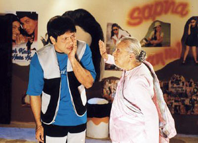 Govinda andZohra Sehgal in Chalo Ishq Ladaye