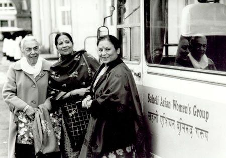 Zohra Sehgal (far left) in a scene from Bhaji On The Beach