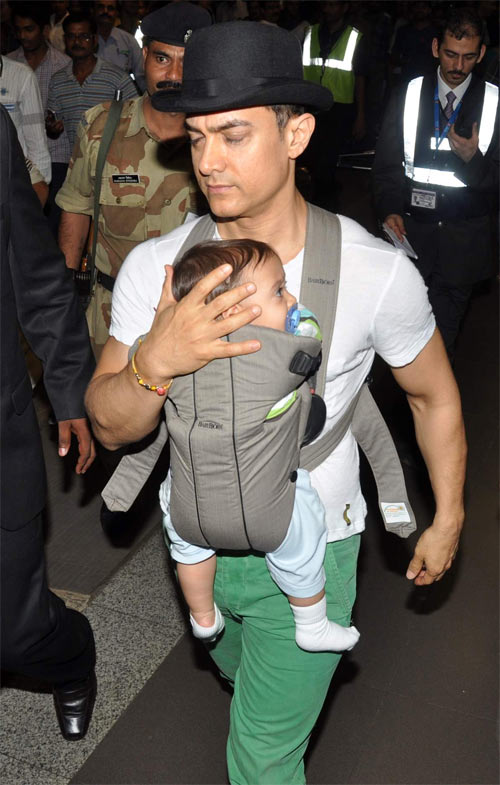 Aamir Khan with son Azad Rao Khan