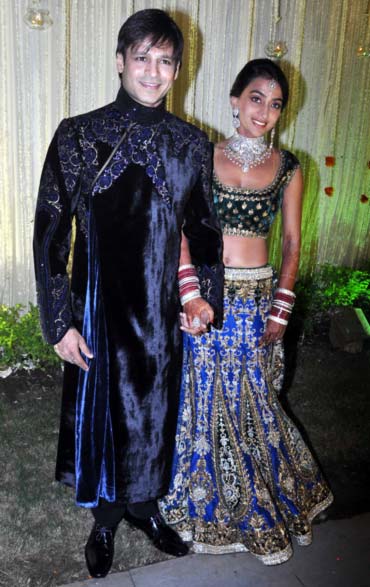 Vivek Oberoi and wife Priyanka