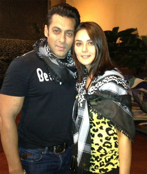 Salman Khan and Preity Zinta