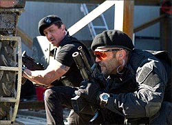 A scene from The Expendables