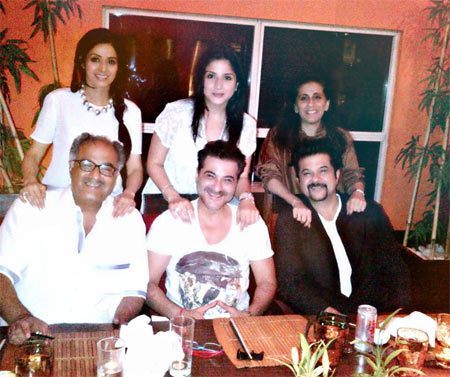 Boney and Sridevi, Maheep and Sanjay, Anil and Sunita Kapoor