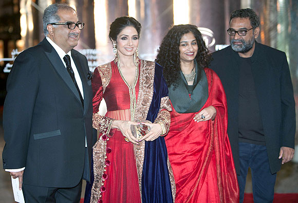 Boney Kapoor, Sridevi, Gauri Shinde and R Balki