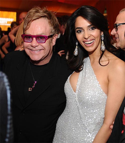 Sir Elton John and Mallika Sherawat