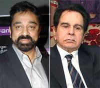 Kamal Haasan and Dilip Kumar