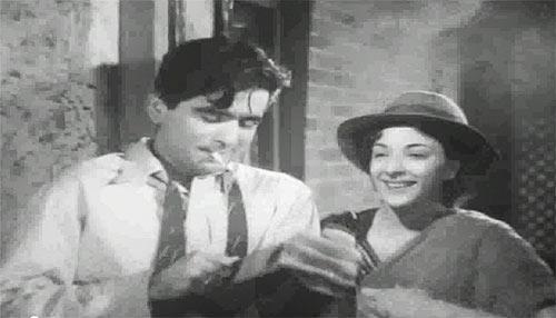 Dilip Kumar and Nargis in Babul