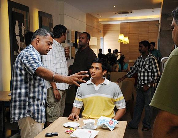 Gautham Menon directing Jiiva