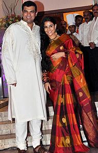 Siddharth Roy Kapur and Vidya Balan