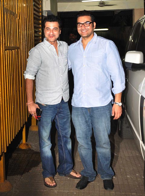 Arbaaz Khan and Sanjay Kapoor