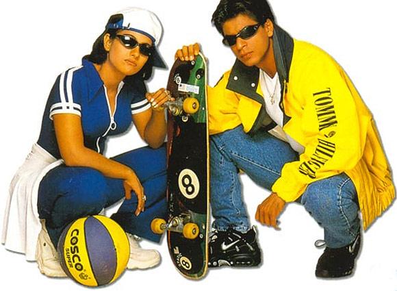 Shah Rukh Khan with Kajol in Kuch Kuch Hota Hai