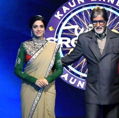 Sridevi and Amitabh Bachchan