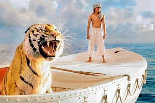 A scene from Life of Pi