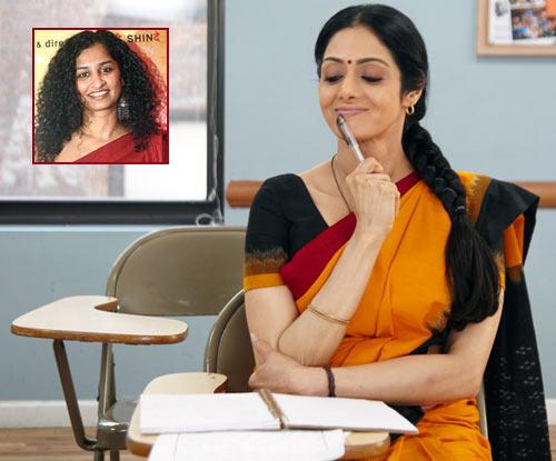 Sridevi in English Vinglish. Inset: Gauri Shinde