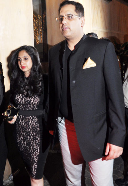 Rinke Khanna with husband Sameer Saran